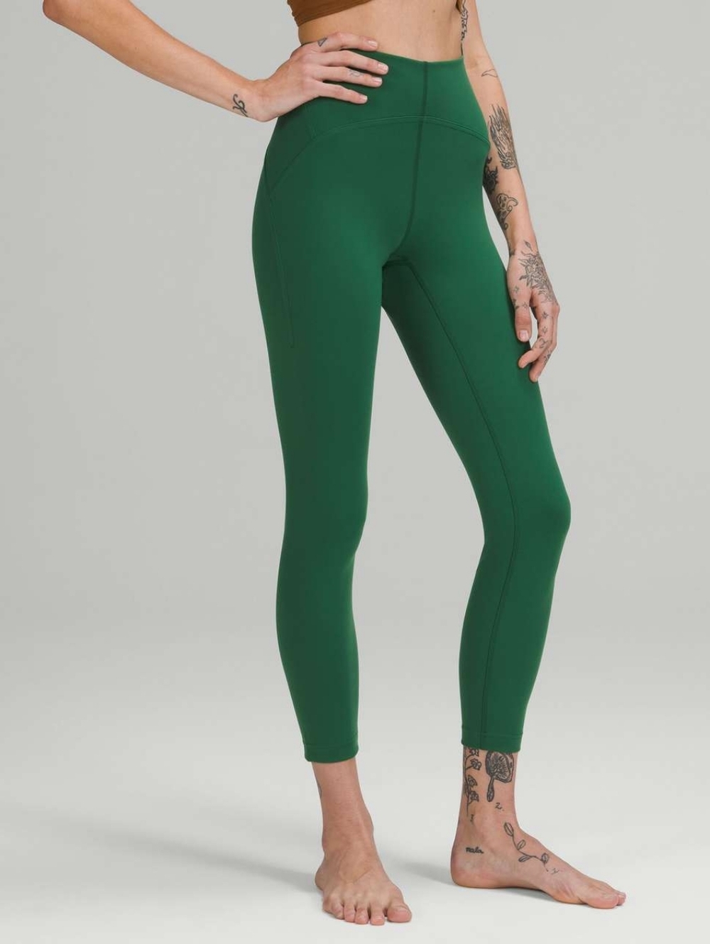 Lululemon Instill High-Rise Tight 25" Everglade Green W5DJTS size 2